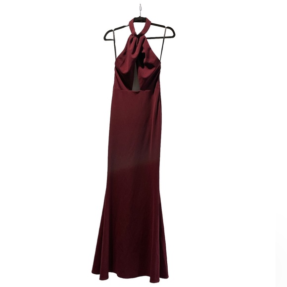 NWOT Katie May Petra Gown in Sangria - Picture 4 of 10